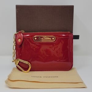 LOUIS VUITTON Monogram Vernis Patent Leather Key Cles Wallet